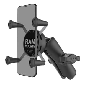 RAM Mounts X-Grip Phone Holder with Composite Double Socket Arm