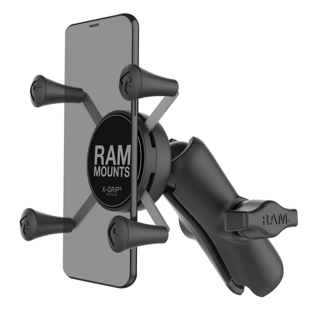 RAM Mounts X-Grip® Phone Holder with Composite Double Socket Arm
