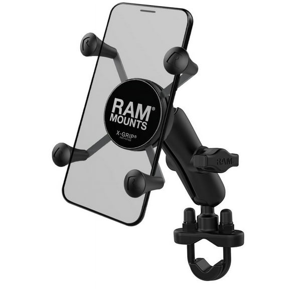 RAM Mounts X-Grip Phone Mount with Handlebar U-Bolt Base - Medium