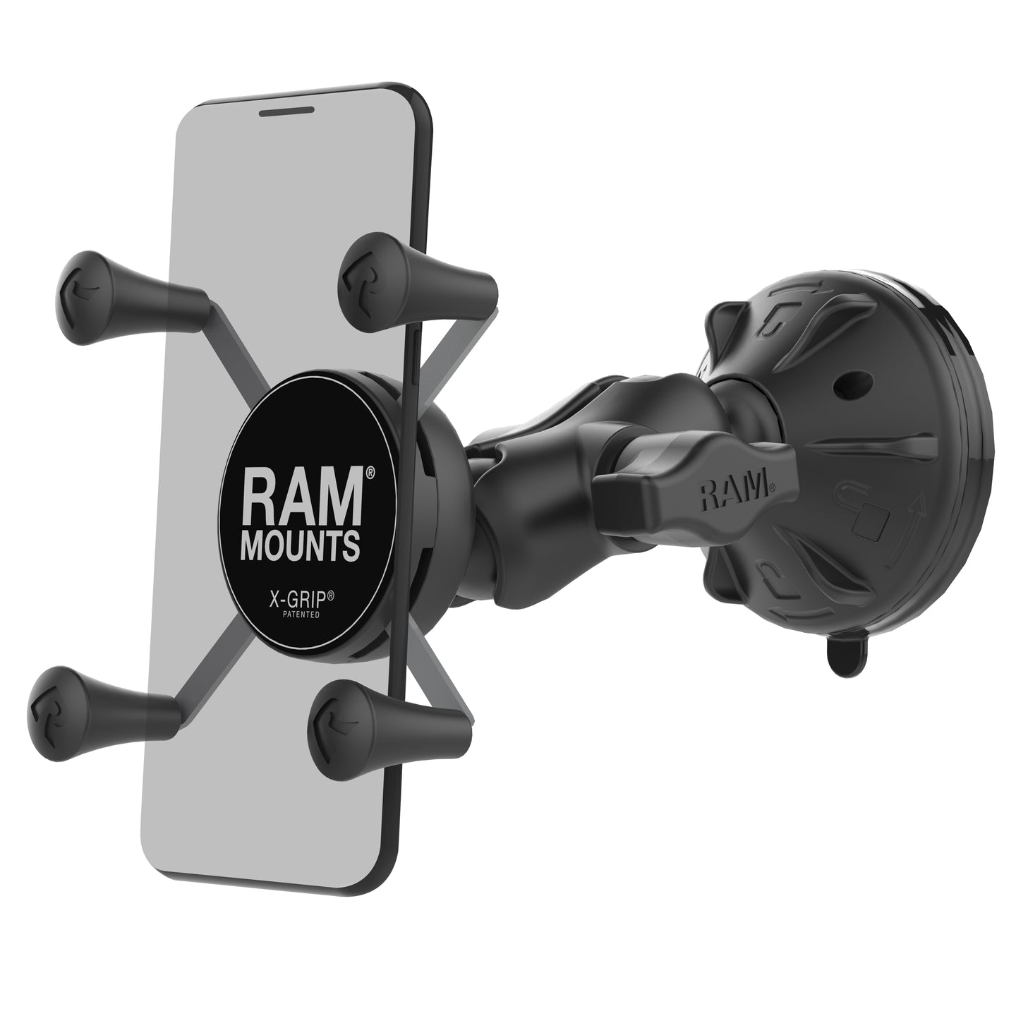 RAM Mounts X-Grip® Phone Mount with Low Profile Suction Cup - Short - image 1 of 7
