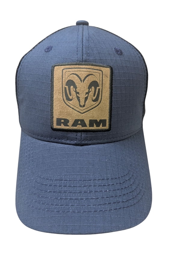 RAM Patch Blue With Black Meshback Auto Hat