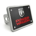 thumbnail image 1 of RAM Power Wagon UV Graphic Carbon Fiber Billet Aluminum 2 inch Tow Hitch Cover, 1 of 5