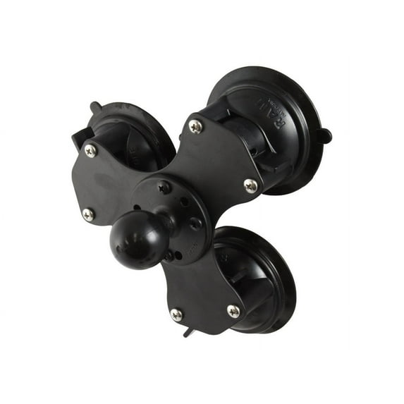 RAM RAM-224-3U - Mounting component (triple suction cup mount) - powder-coated marine grade aluminum