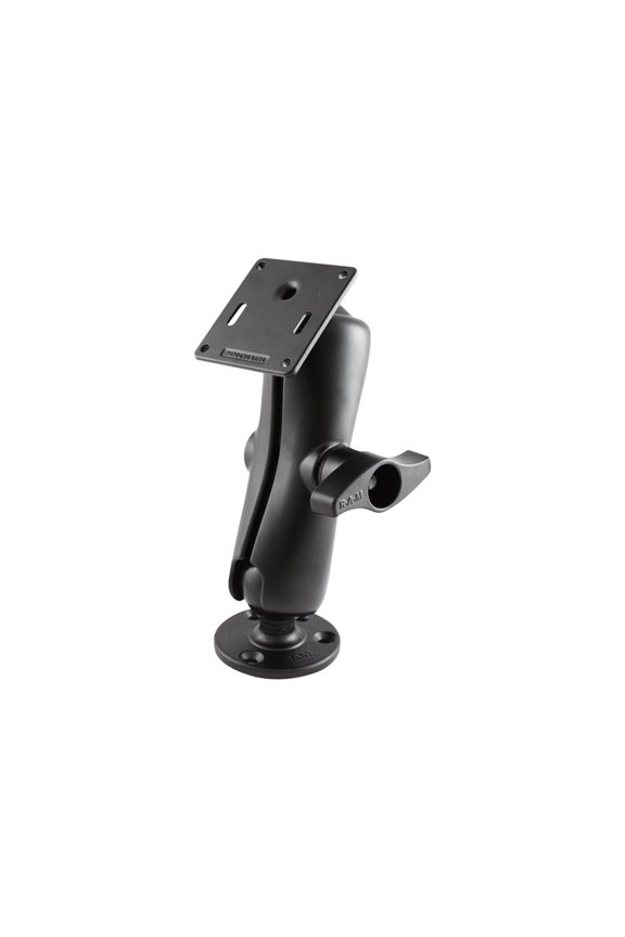 D-101U-2461 - Mounting kit (double socket arm, 2 mounting plates) - marine grade aluminum - mounting interface: 75 x 75 mm