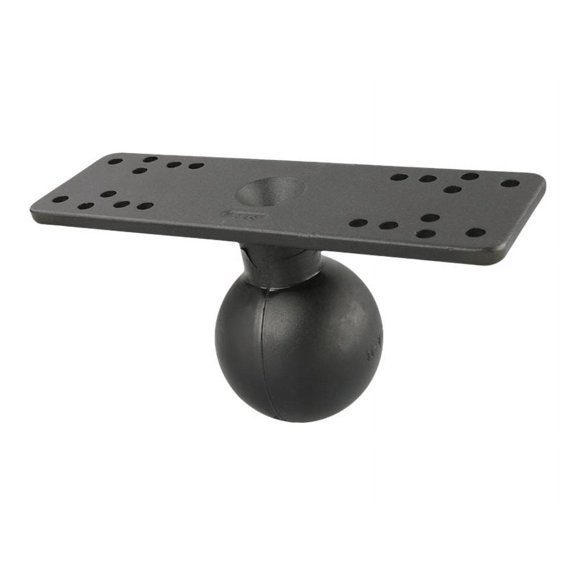 RAM RAM-D-115BU - Mounting component (mounting plate, 2.25" ball adapter) - for chartplotter - marine grade aluminum