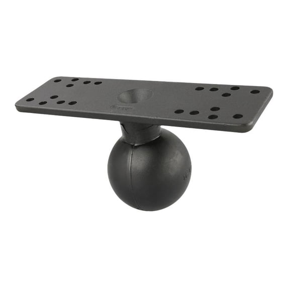 RAM RAM-D-115BU - Mounting component (mounting plate, 2.25" ball adapter) - for chartplotter - marine grade aluminum