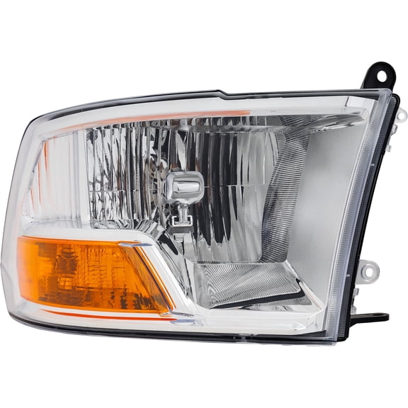 RAM TRUCK 09-12 HEAD LAMP RH, Assembly, Halogen, w/o Quad Lamps, Code LMA