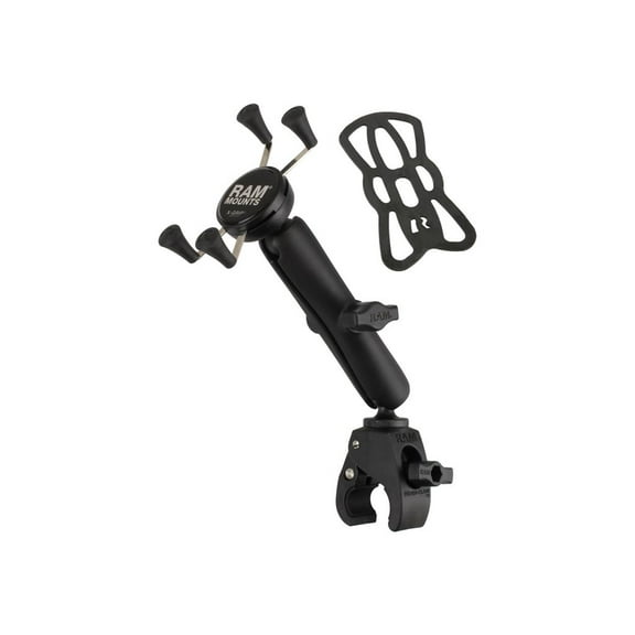 RAM Mount Universal Tough-Claw Base w/Long Double Socket Arm & Universal X-Grip Cell/iPhone Cradle