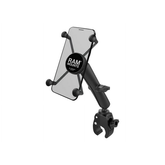 RAM X-Grip Large Phone Mount with RAM Tough-Claw Small Clamp Base - Holder for cellular phone