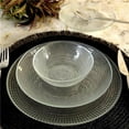 thumbnail image 1 of RAMART Studio Glass R1227-0 Helios Glass Dinnerware Set, Clear - Set of 16, 1 of 1