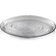 RAMART Studio Glass R1633-0 Volute Glass Dinner Plate, Clear - Set of 6
