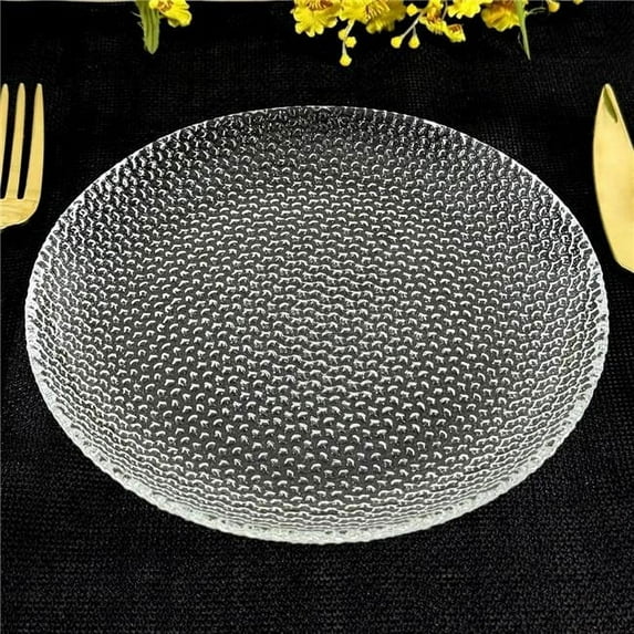 RAMART Studio Glass R1642-0 Cabana Glass Salad Plate, Clear - Set of 6