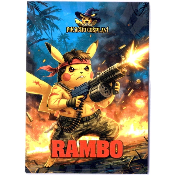 RAMBO PIKACHU RAMBO PRIZM Chase Ultra Rare