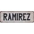 thumbnail image 1 of RAMIREZ Vintage Look Rustic Chic Metal Sign 8x24 108240036630, 1 of 1