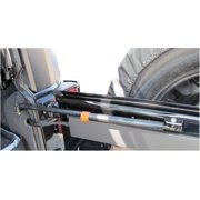 Rampage by RealTruck Rear Door Stabilizer Strut for Jeep Wrangler JK | Black | 86618 | Compatible with 2007-2010 Jeep Wrangler JK