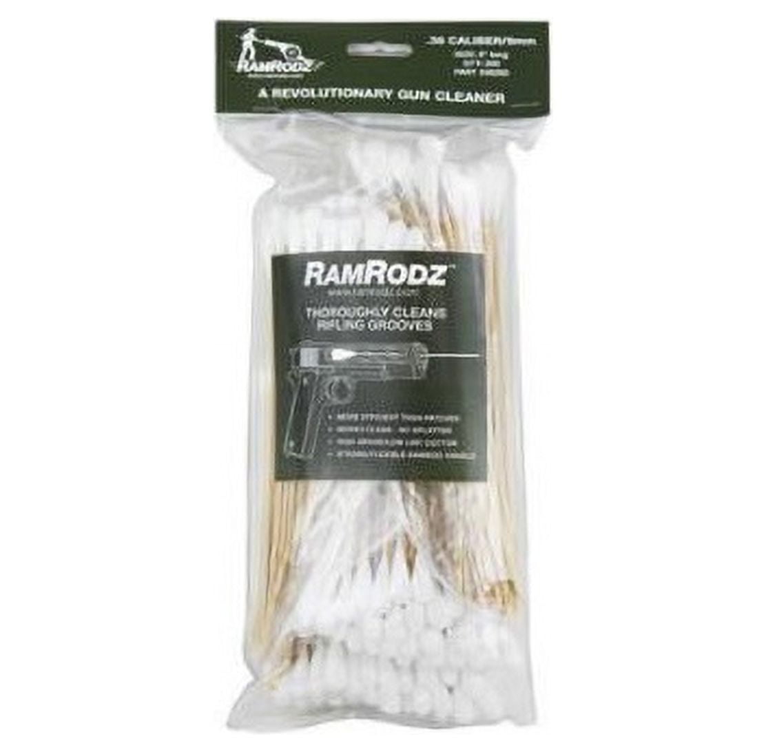 RAMRODZ BARREL CLEANER 50 CALIBER COTTON SWAB 8" 75 PACK