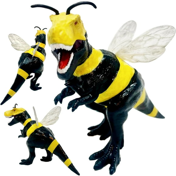 RANDIMALS B-Rex Bee–T Rex Hybrid Figurine Toy, 7.5", Encourages Imagination & Adventure, Durable for Play
