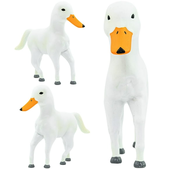 RANDIMALS Huck Horse–Duck Hybrid Figurine Toy, 5.5", Encourages Imagination & Adventure, Durable for Play