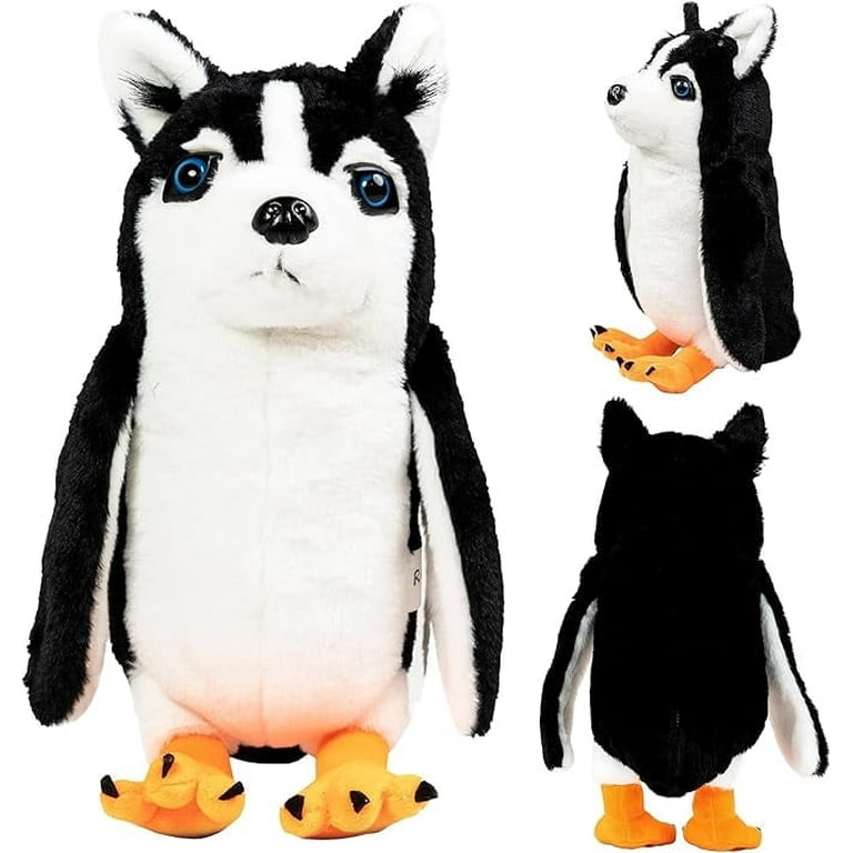RANDIMALS P-Dawg Penguin–Dog Hybrid Plush Stuffed Animal Toy