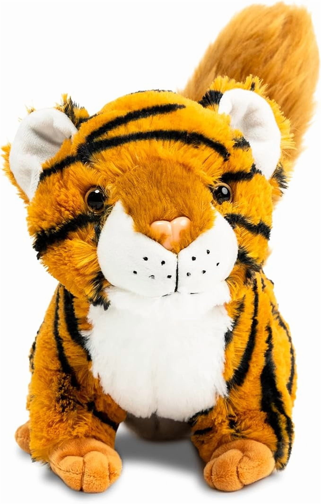 RANDIMALS Squiger Squirrel–Tiger Hybrid Plush Stuffed Animal Toy 17", Soft & Huggable, Encourages Imagination & Adventure