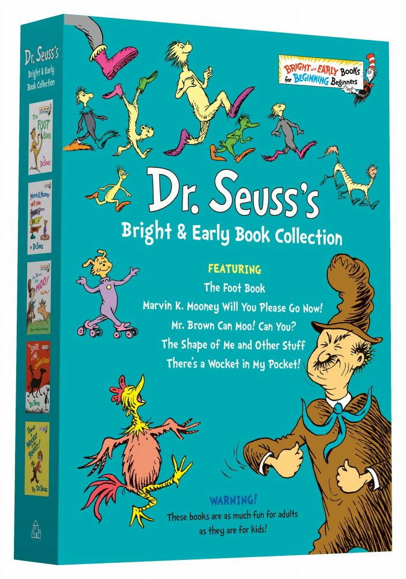RANDO RANDOM HOUSE STAFF: Dr. Seuss Bright and Early Book Boxed Set Collection: The Foot Book; Marvin K. Mooney Will You Please Go Now!; Mr. Brown Can Moo! Can You?, the Shape of Me and Other Stu...