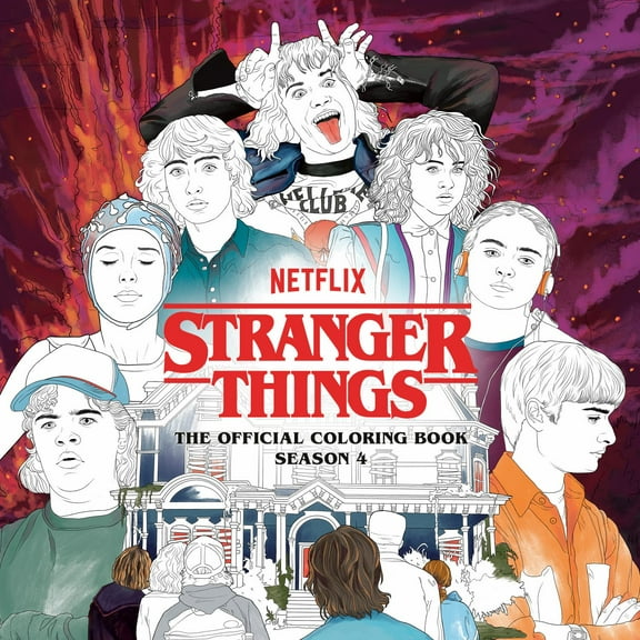 Stranger Things: the Official Coloring Book, Season 4, 80 pages (Paperback)
