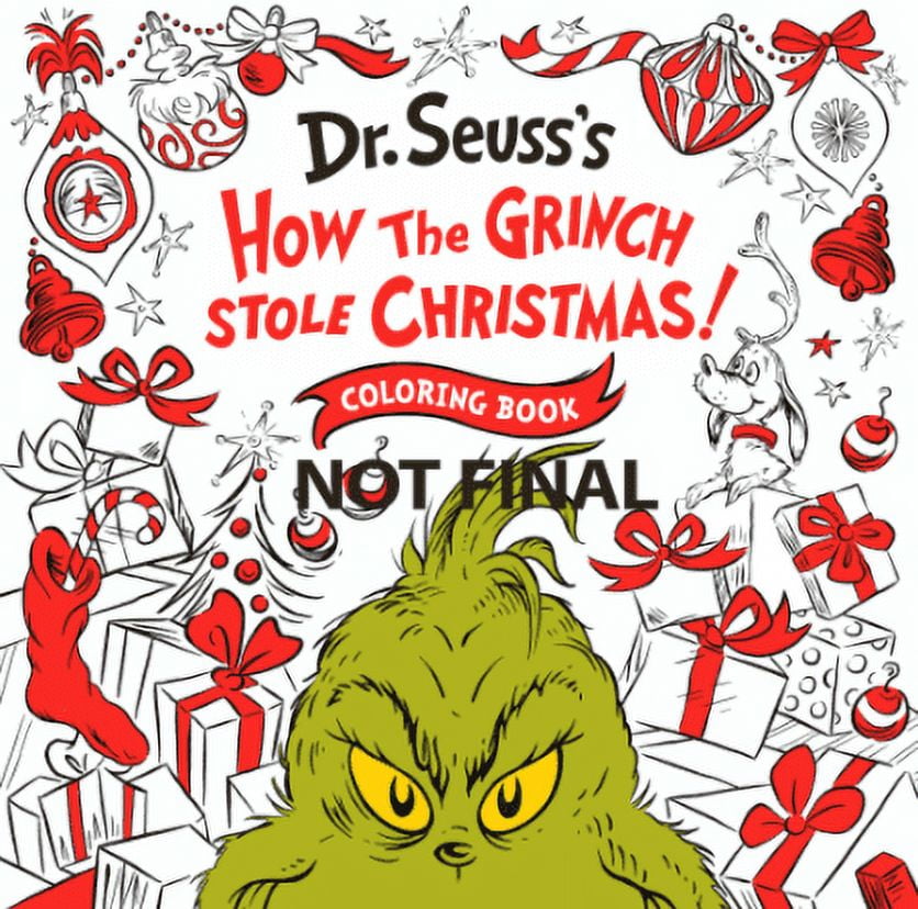 RANDOM HOUSE: How the Grinch Stole Christmas! Coloring Book, 80 pages (Paperback)