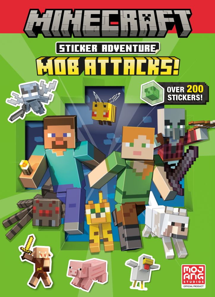 RANDOM HOUSE: Minecraft Sticker Adventure: Mob Attacks! (Minecraft) (Paperback)