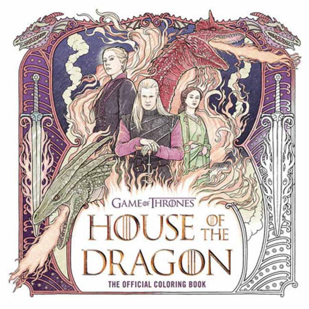 RANDOM HOUSE WORLDS: House of the Dragon: the Official Coloring Book, 80 pages (Paperback)