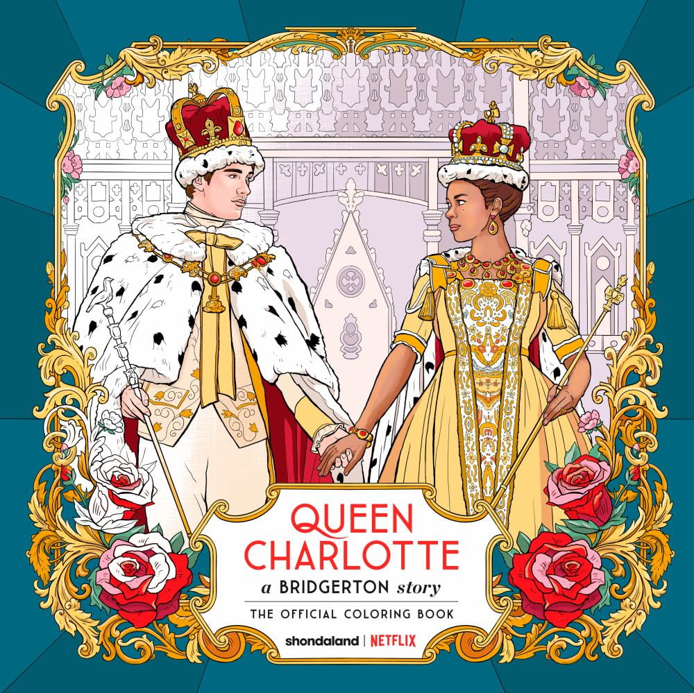 RANDOM HOUSE WORLDS: Queen Charlotte, a Bridgerton Story: the Official Coloring Book, 80 pages (Paperback)
