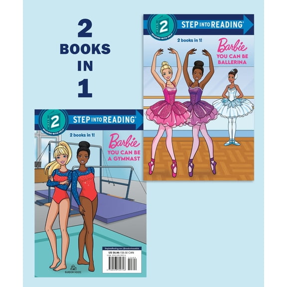 You Can Be a Ballerina/You Can Be a Gymnast (Barbie) (Paperback)