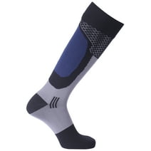 RANDY SUN Waterproof Men Socks, Lightweight Breathable Socks Knee High Cushioned Quarter Hiking Skiing Trekking Socks 1 Pair Small Blue