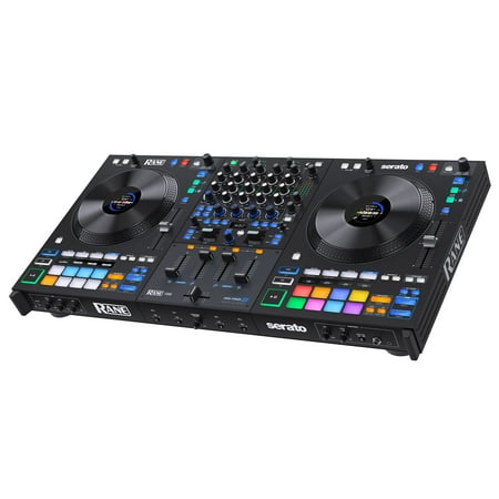 RANE FOUR Advanced 4 Channel Stems DJ Controller - 8.5" Jog Wheels with displays, DJ Mixer with Internal FX, Serato DJ Pro & Pitch n Time DJ Included