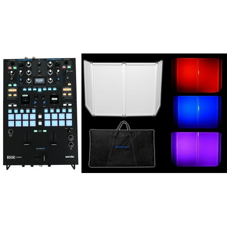 RANE SEVENTY 2-Channel 16 Pad Serato DJ Battle Mixer+Facade Metal Frame Booth