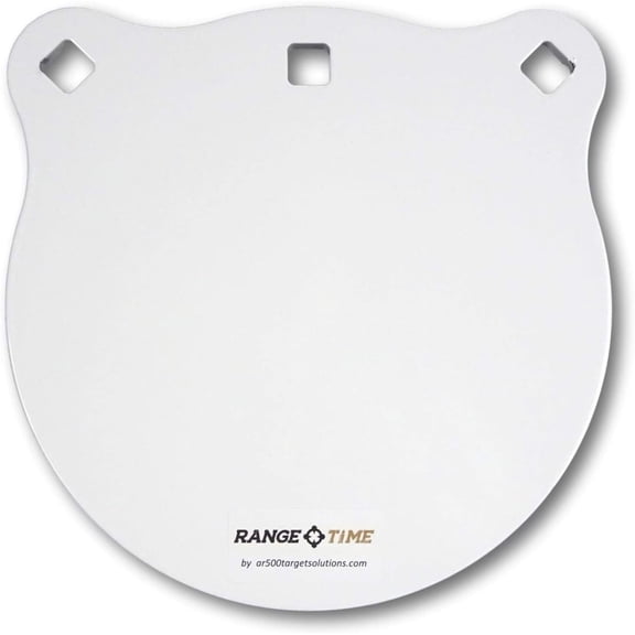 RANGETIME Targets- Quality 8x1/2 Inch AR500 Steel Target- Laser Cut Powder Coated Made in USA