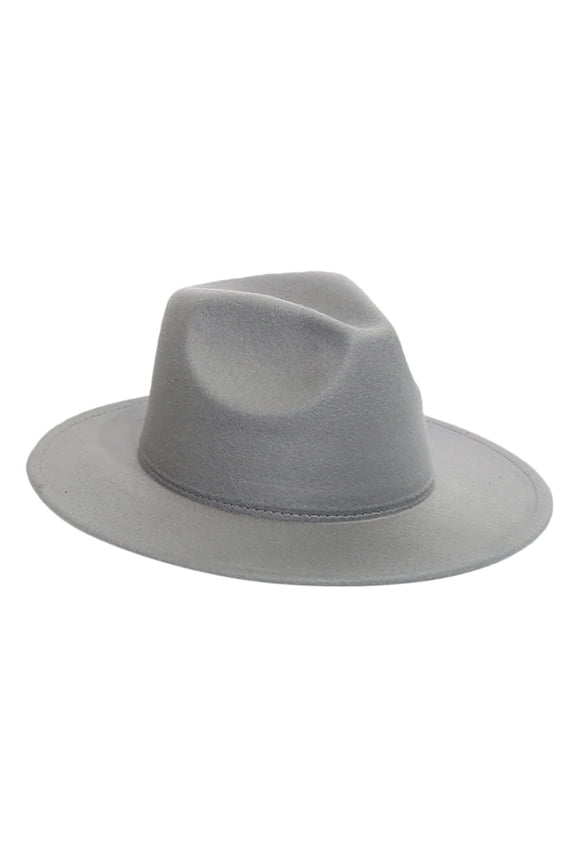 Beach Sun Hats Breathable Lightweight Women's Crushable Wool Felt Outback Panama Wide Brim UV Protection Outdoors,Gray,One Size