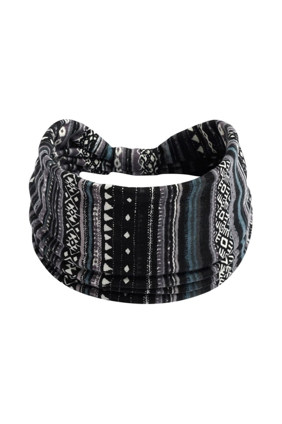 Headbands for Women Fashion Elastic Ladies Yoga Hijab Exercise Wicking Elastic Non Slip Knotted Running Sports Lightweight Comfortable Women's Hair Accessories,Blue