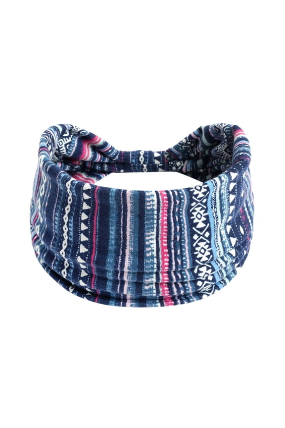 Headbands for Women Fashion Elastic Ladies Yoga Hijab Exercise Wicking Elastic Non Slip Knotted Running Sports Lightweight Comfortable Women's Hair Accessories,Blue