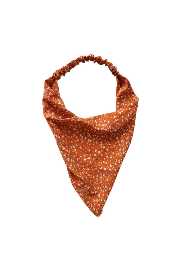Headbands for Women Fashion Floral Bandanas Head Kerchief Bandana Print Scarf Triangle Kerchief With Ties Head Scarf Lightweight Comfortable Women's Hair Accessories,Multicolor