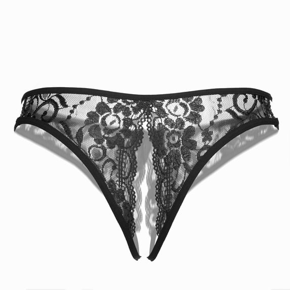 RANJIE Lingerie for Women Babydoll Bragas Panties Lace Word Pants Ladies Briefs Cute Charming Women's Underwear,Black