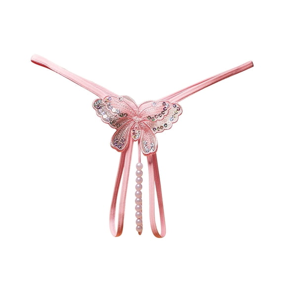 RANJIE Lingerie for Women Babydoll Panties Lace Pants Ladies Briefs Cute Charming Women's Underwear,Pink