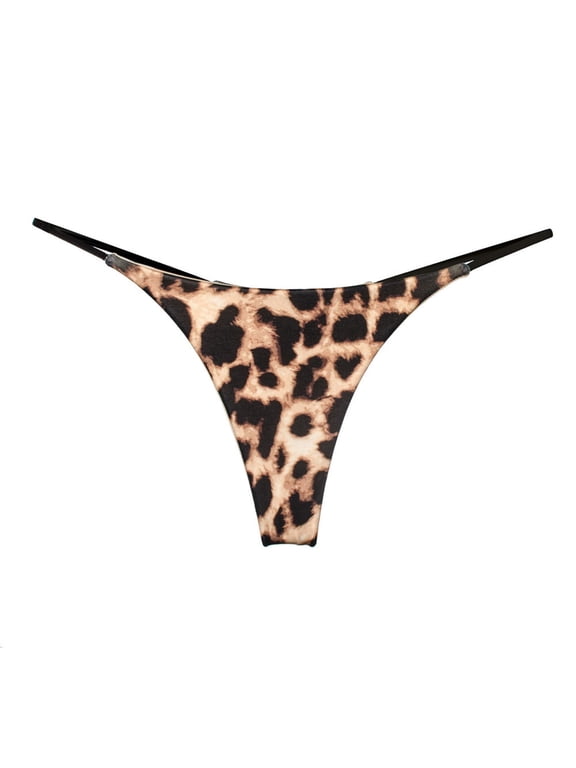 Panties for Women Breathable Thin Strap Thong European and American Sports Fitness Yoga Waist T Pants Bikini Underwear Soft Full Coverage Women's Underpants,M