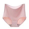 thumbnail image 1 of RANJIE Panties for Women Breathable Solid Color Microfiber Briefs High Waist Ice Silk Seamless Soft Full Coverage Women's Underpants,Hot Sales,Under $0.5, 1 of 6