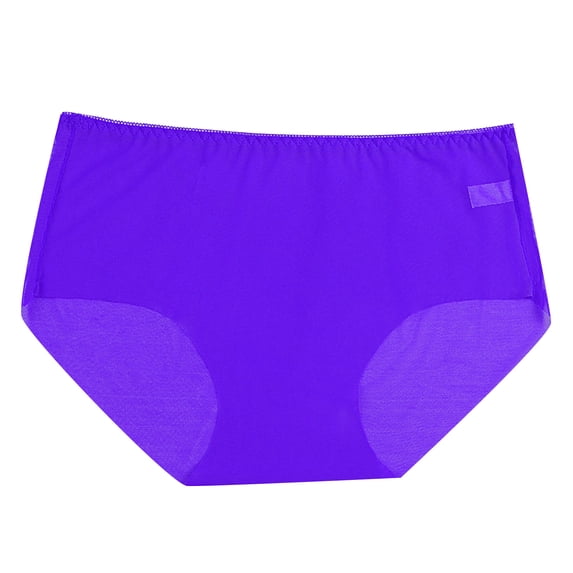 RANJIE Panties for Women Breathable Transparent Seamless Soft Full Coverage Women's Underpants,XL