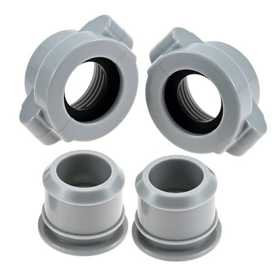 RANME 2Pcs Water Pipe Fitting Nut Connector Spa Water Pipe Fittings For-Coleman Hot-Tub For-Lay-Z-Spa B/C Models Plumbing Parts