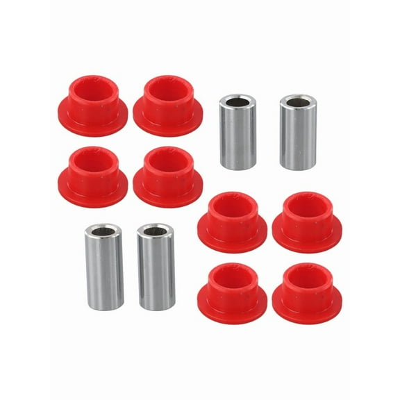 RANME 8Pcs Rack Bushing With 4X Sleeve 5.10103R Shock Absorber Bushing Sleeve Kit For Polaris For Rzr For Dodge Trucks Tool Parts