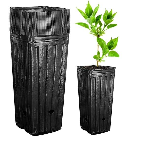 RANME Brand New For Indoor Outdoor Plants Nursery Tree Pot Plant Container 10*20*10Cm 20 Pcs 7.8 Inch Plastic Reusable