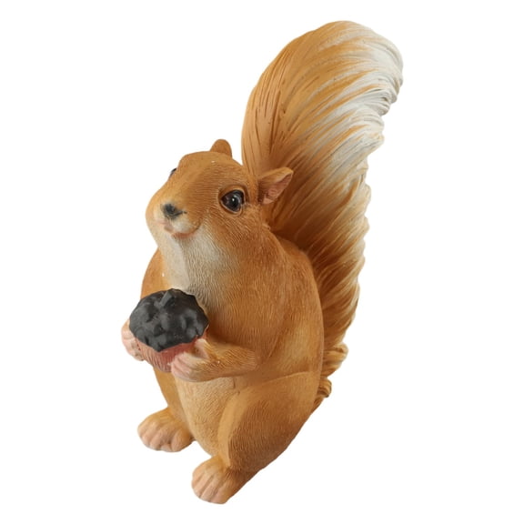 RANME Cute Squirrel Resin Statue Suitable For Garden Yard Outdoor Tree Or Fence