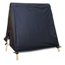 RANME Patio Swing Cover A-Frame Swing Covers Waterproof Uv Resistant Weather Protector For Outdoor Courtyard Patio Furniture Black