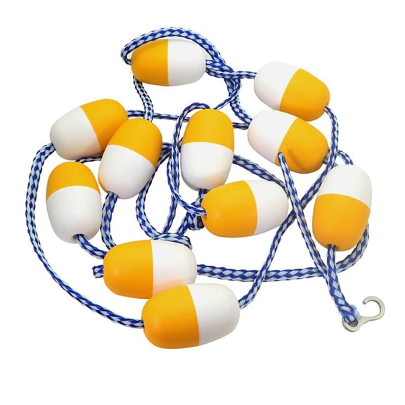 RANME Waterline 5M Swimming Lane Line Safety Float Line Float Diameter 7Cm Lane Line